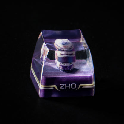 F1 ZHOU GUANYU 2022 HELMET ARTISAN KEYCAP