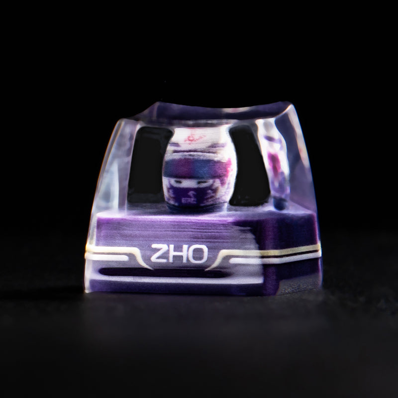 F1 ZHOU GUANYU 2022 HELMET ARTISAN KEYCAP