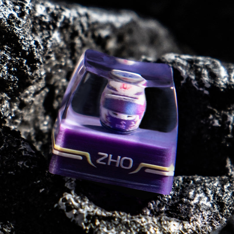 F1 ZHOU GUANYU 2022 HELMET ARTISAN KEYCAP