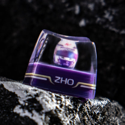 F1 ZHOU GUANYU 2022 HELMET ARTISAN KEYCAP