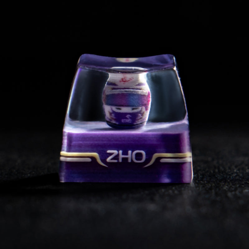 F1 ZHOU GUANYU 2022 HELMET ARTISAN KEYCAP